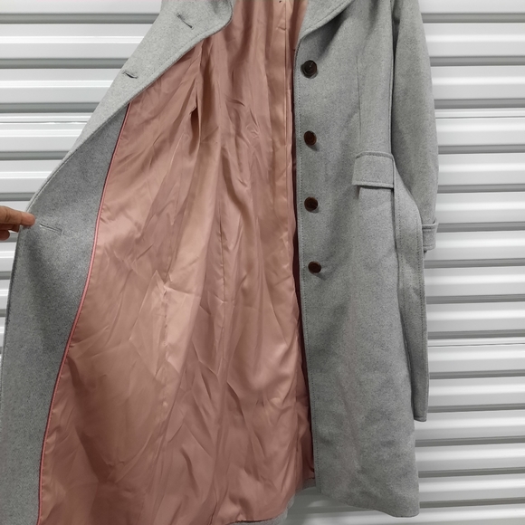 Kate Spade Womens Coat Size Small Gray Wool Blend - Picture 3 of 11